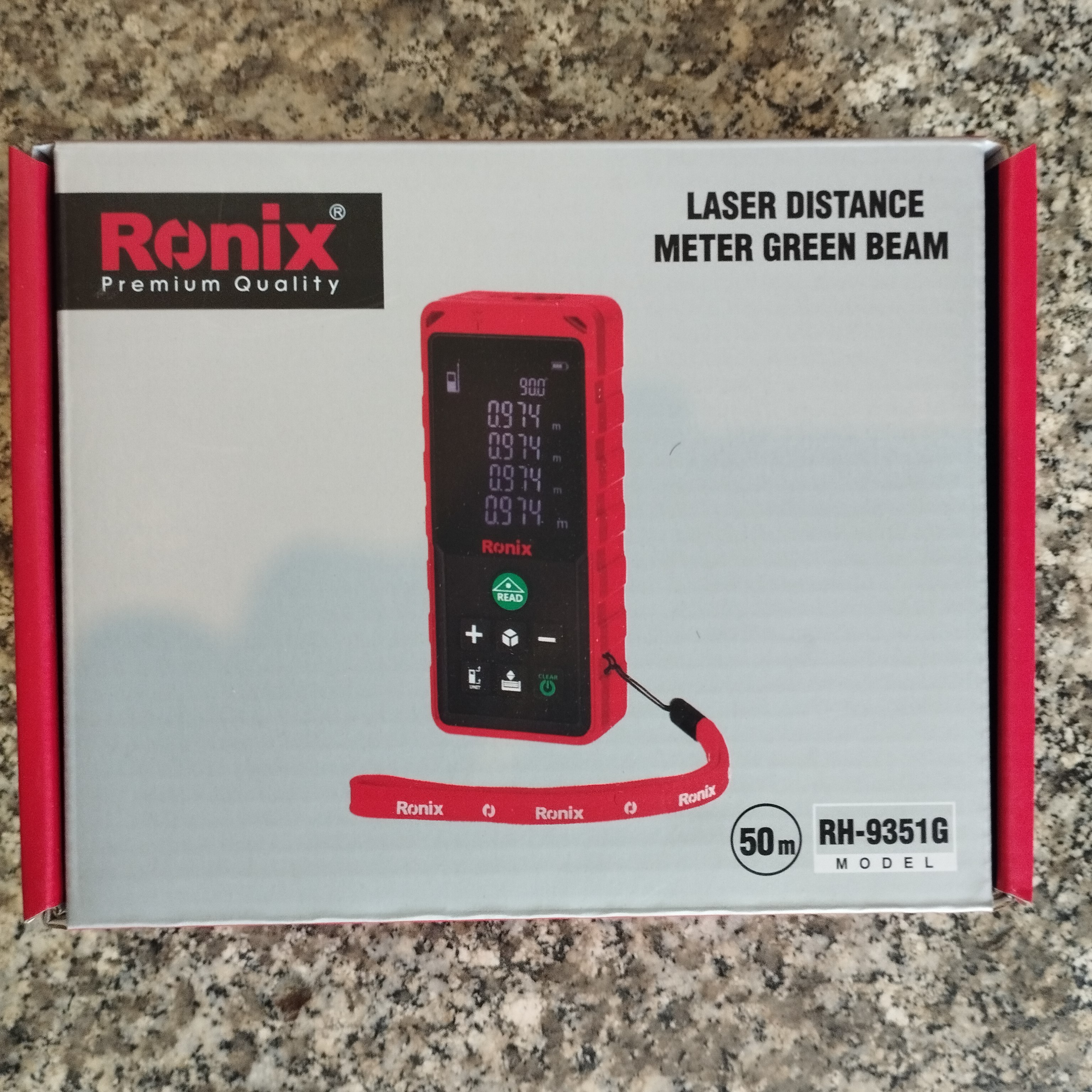 متر لیزری 50 متری رونیکس مدل RH-9351G