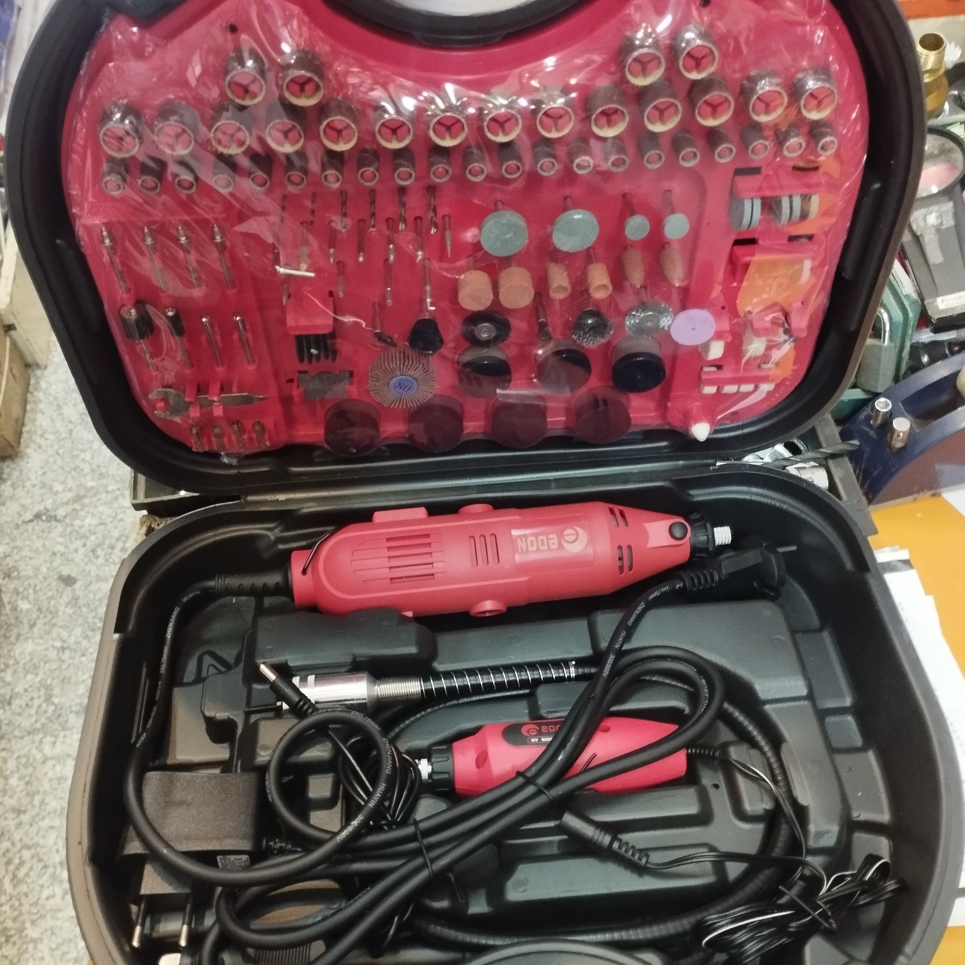 فرز انگشتی ادون مدل ED-JIS-6095 با ۱۳۲ عدد لوازم و دو موتور